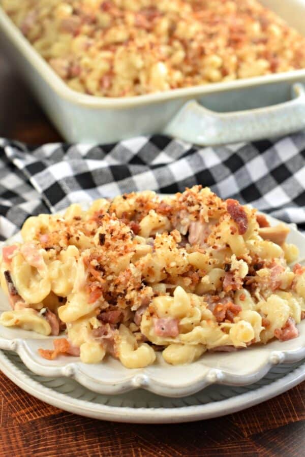 Instant Pot Chicken Cordon Bleu Pasta Casserole Recipe