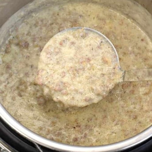 Instant Pot Sausage Gravy Recipe - Shugary Sweets