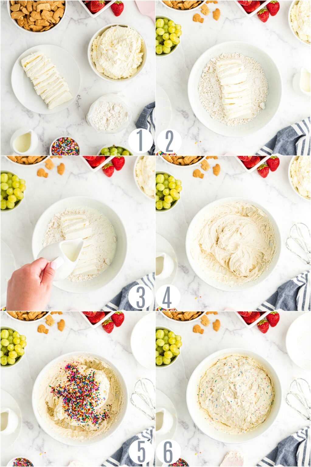 Funfetti Cake Batter Dip Recipe (No Bake)