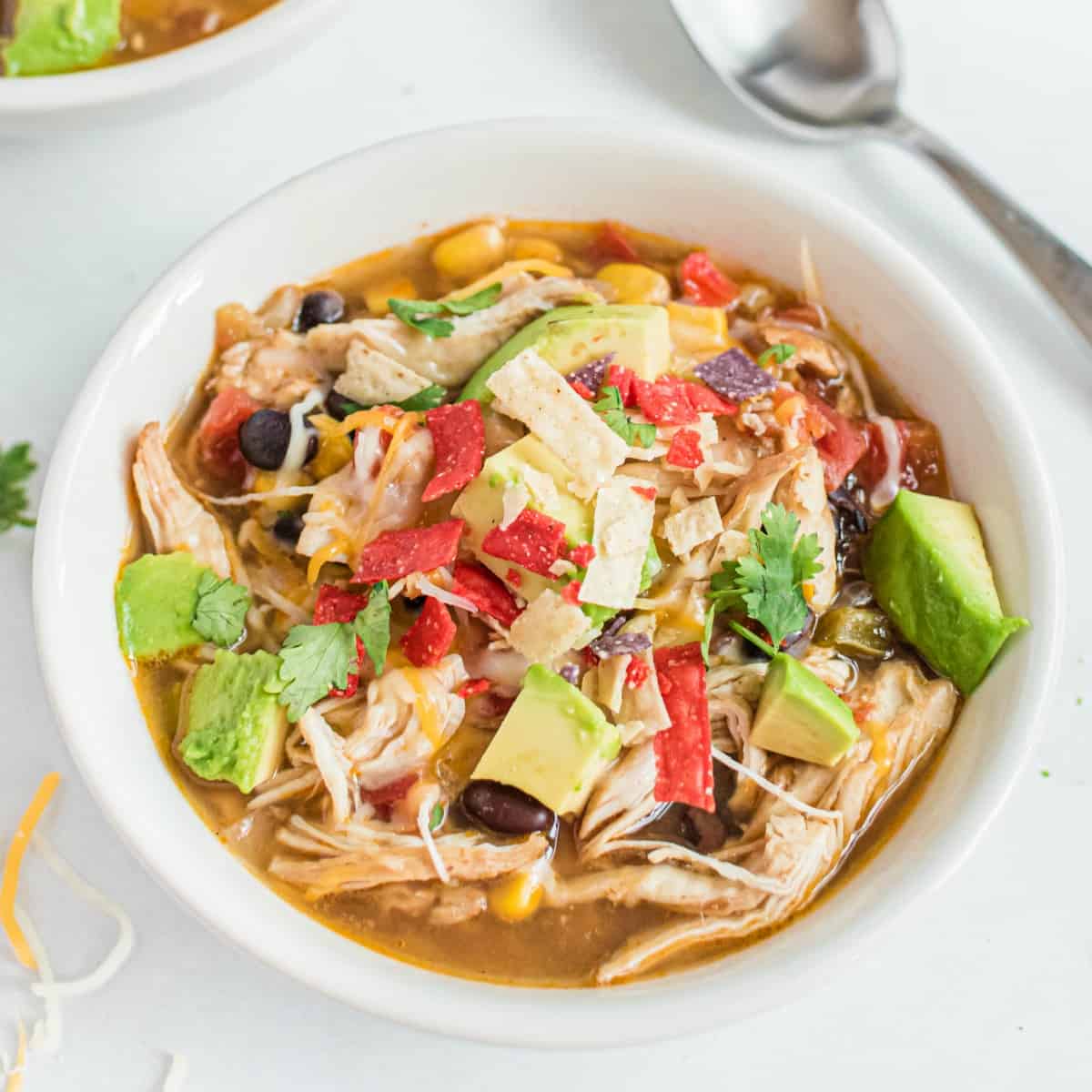 Instant Pot Chicken Tortilla Soup Recipe Shugary Sweets