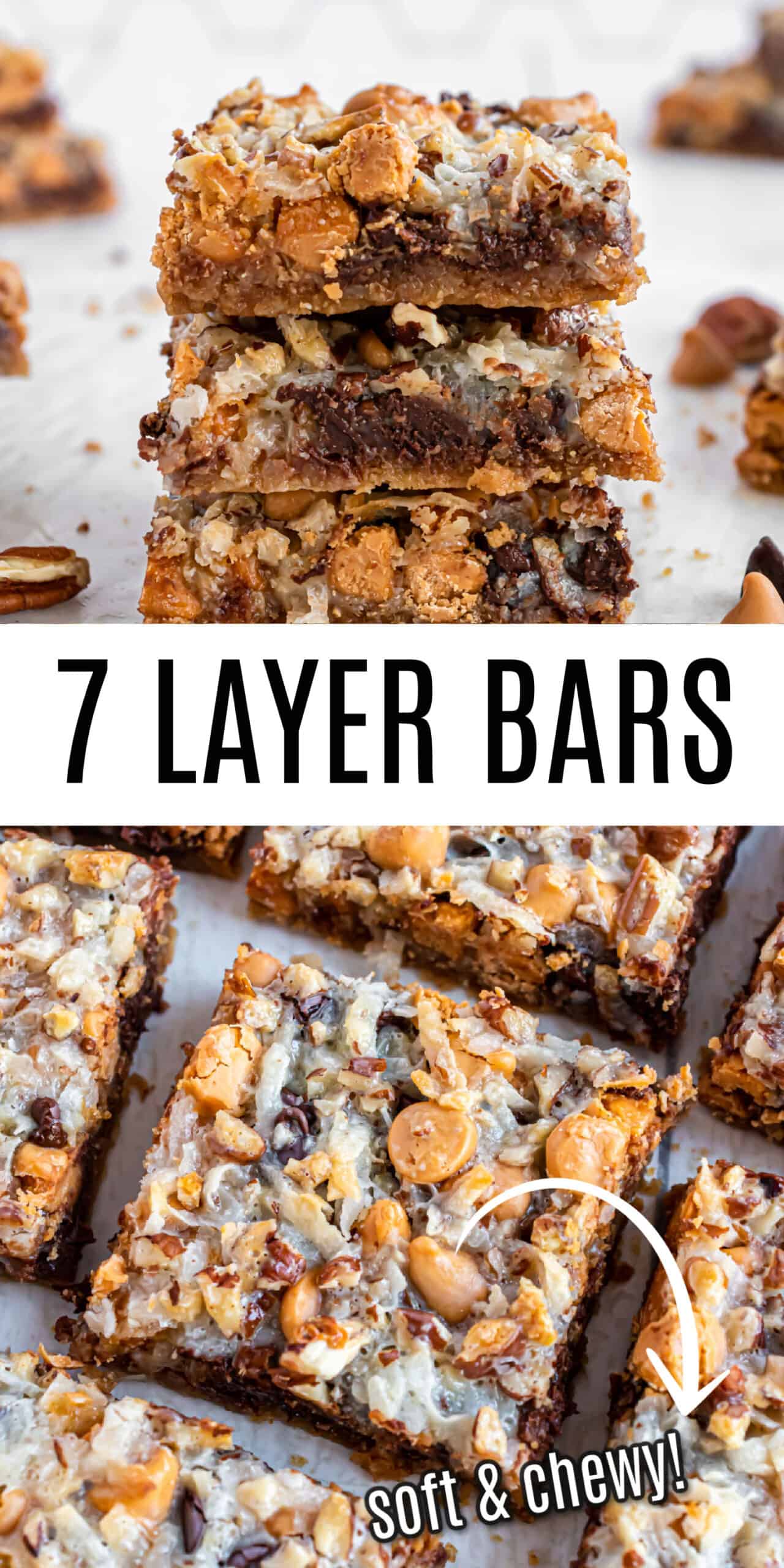 The BEST Seven Layer Cookie Bars Recipe - Shugary Sweets