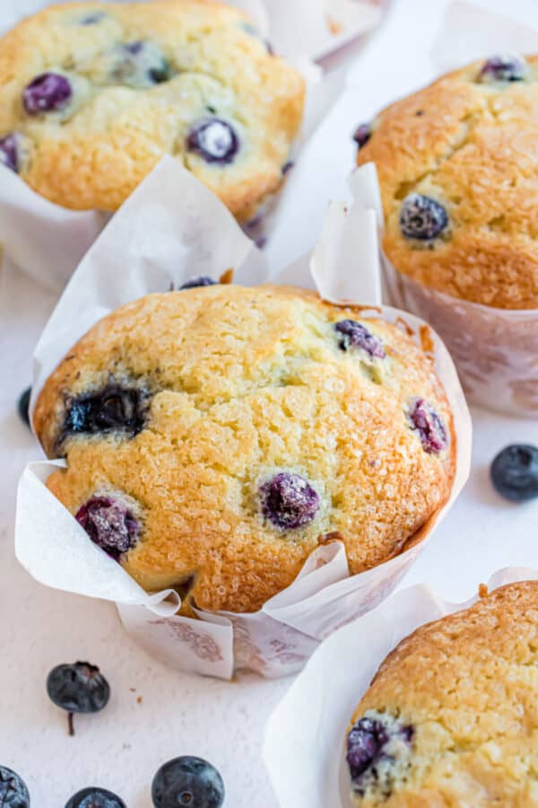 Blueberry Muffins Recipe- Shugary Sweets