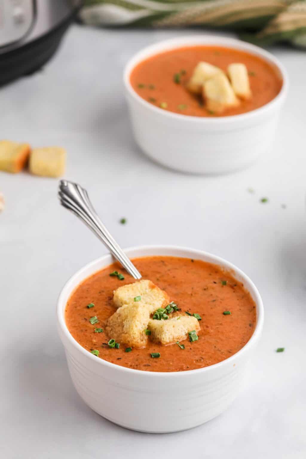 Instant Pot Tomato Soup Recipe - Shugary Sweets