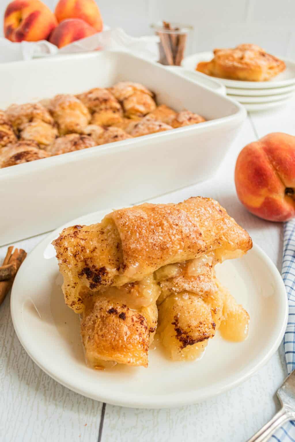 Peach Dumplings Recipe - Shugary Sweets