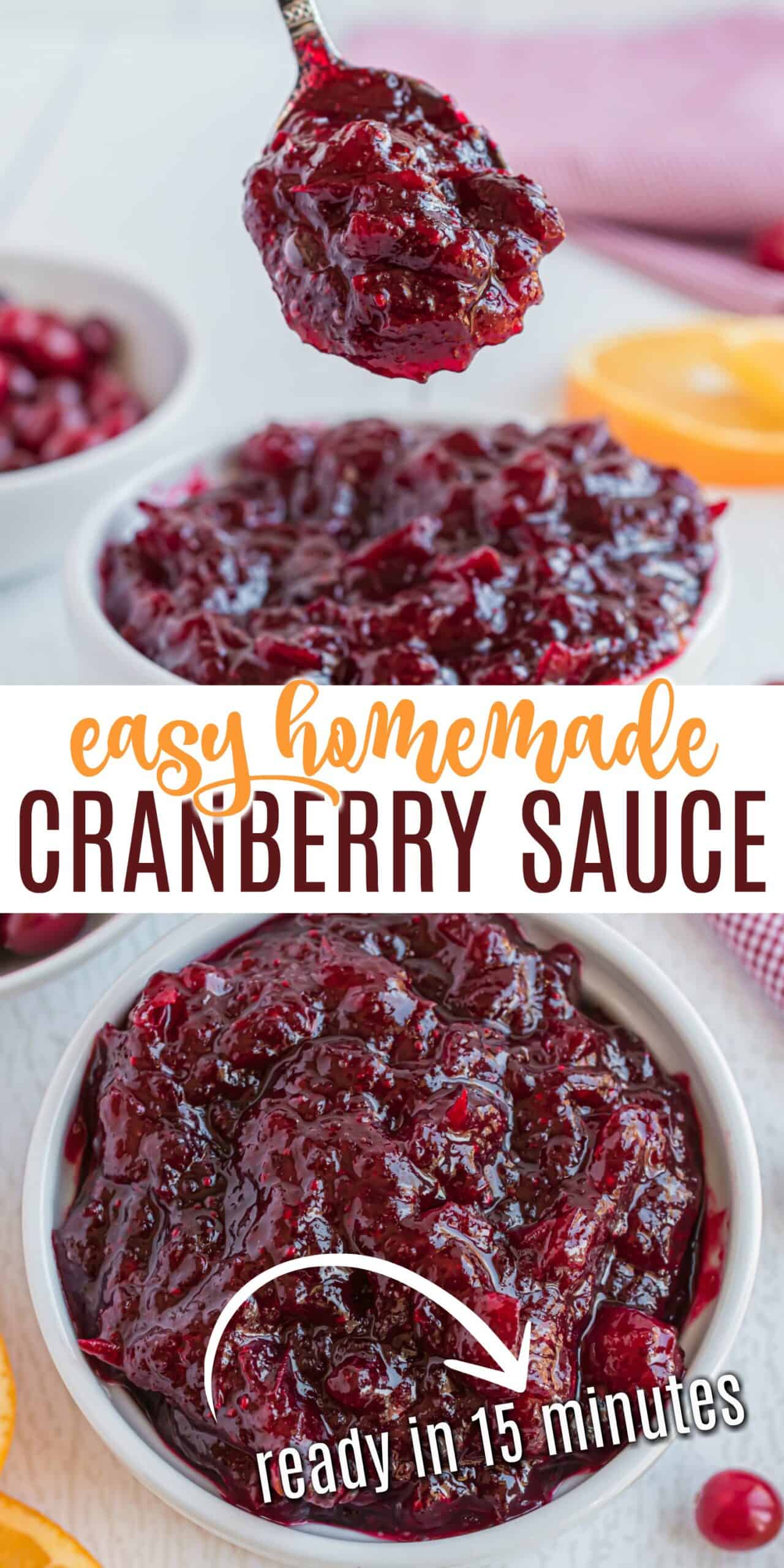 Easy Homemade Cranberry Sauce Recipe - She Wears Many Hats
