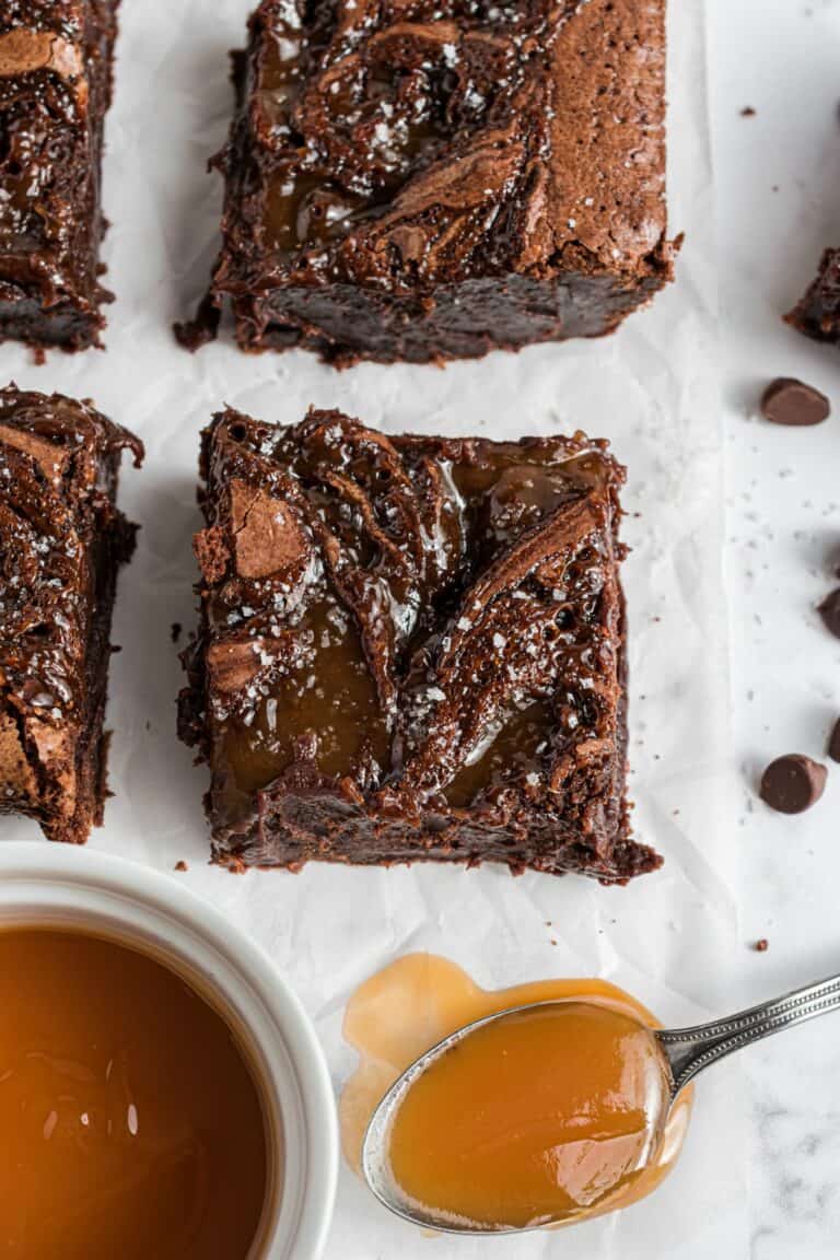 Salted Caramel Brownies Recipe - Shugary Sweets