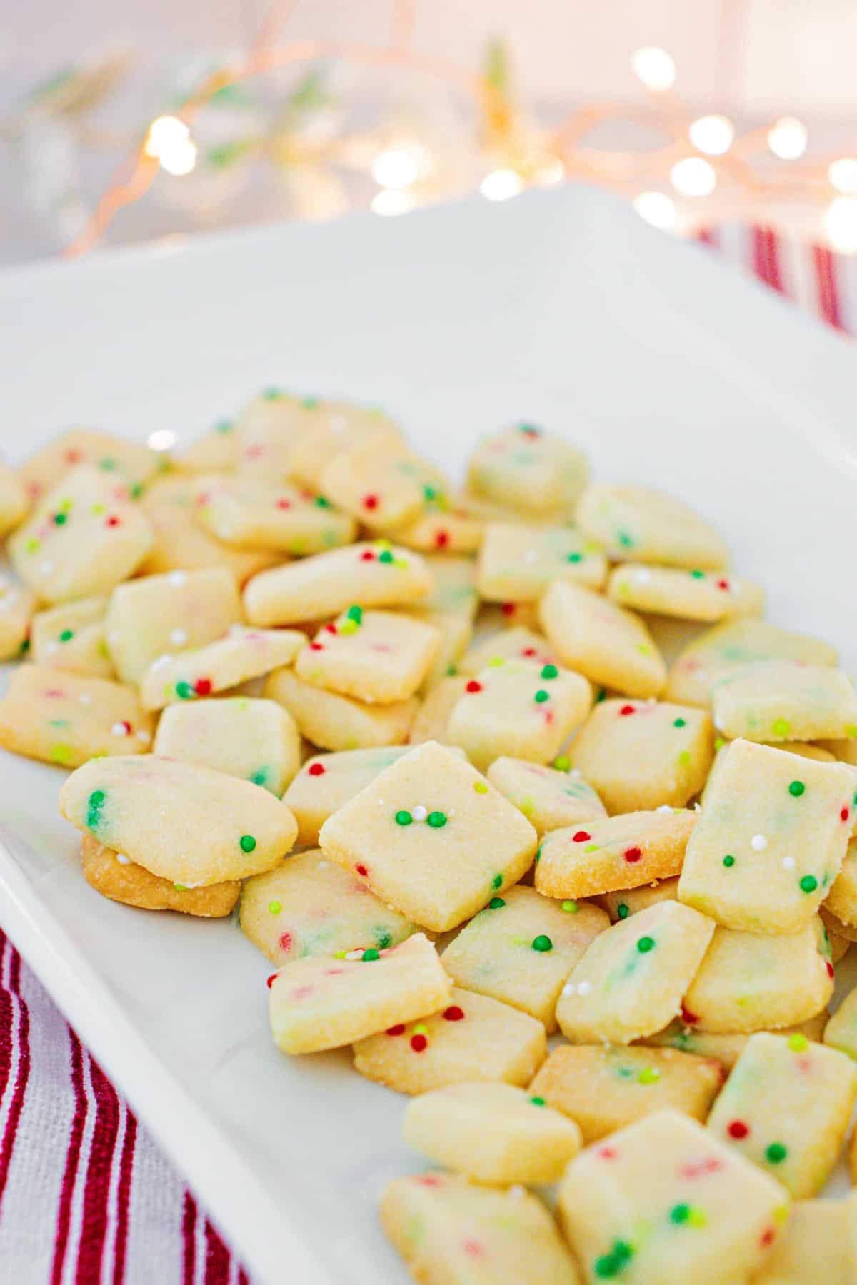Christmas Shortbread Bites Recipe - Shugary Sweets