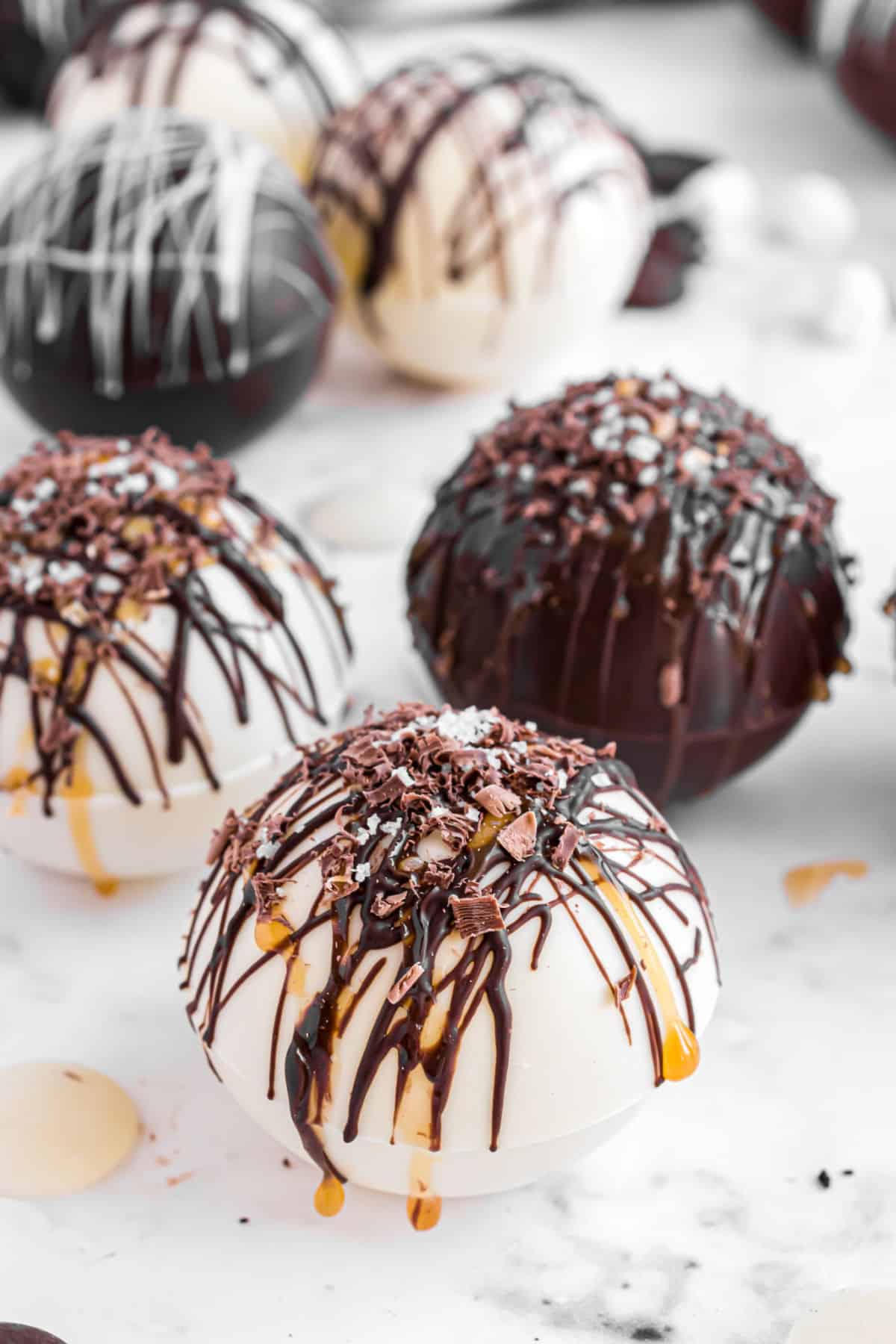 How To Make Hot Chocolate Bombs   Hot Cocoa Bomb Salted Caramel 