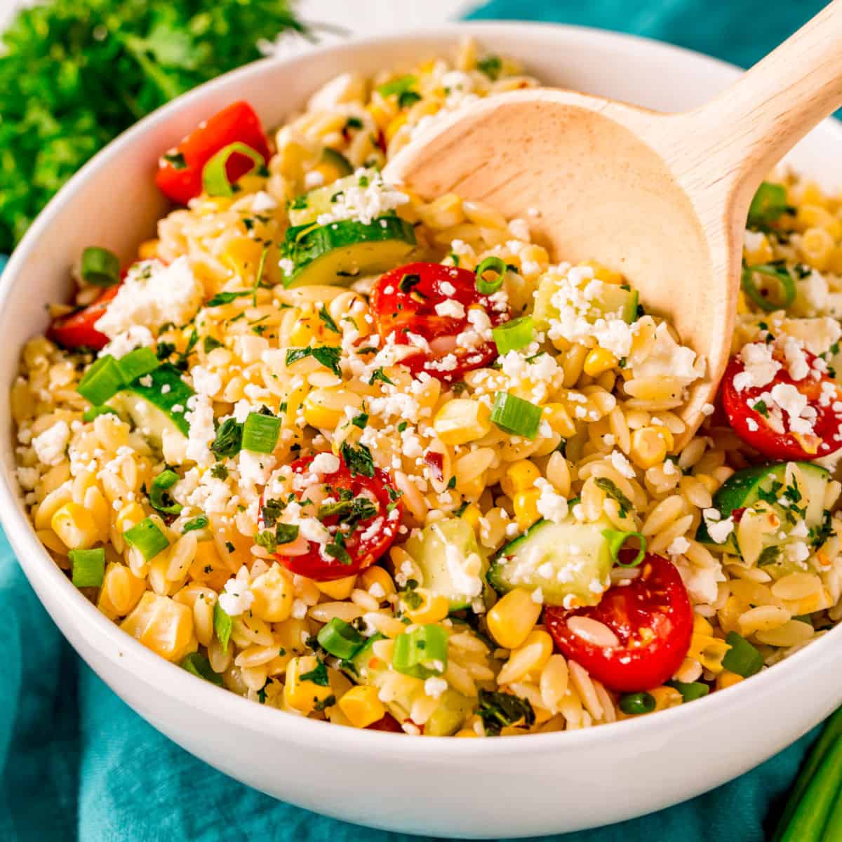 Easy Orzo Salad Recipe Shugary Sweets