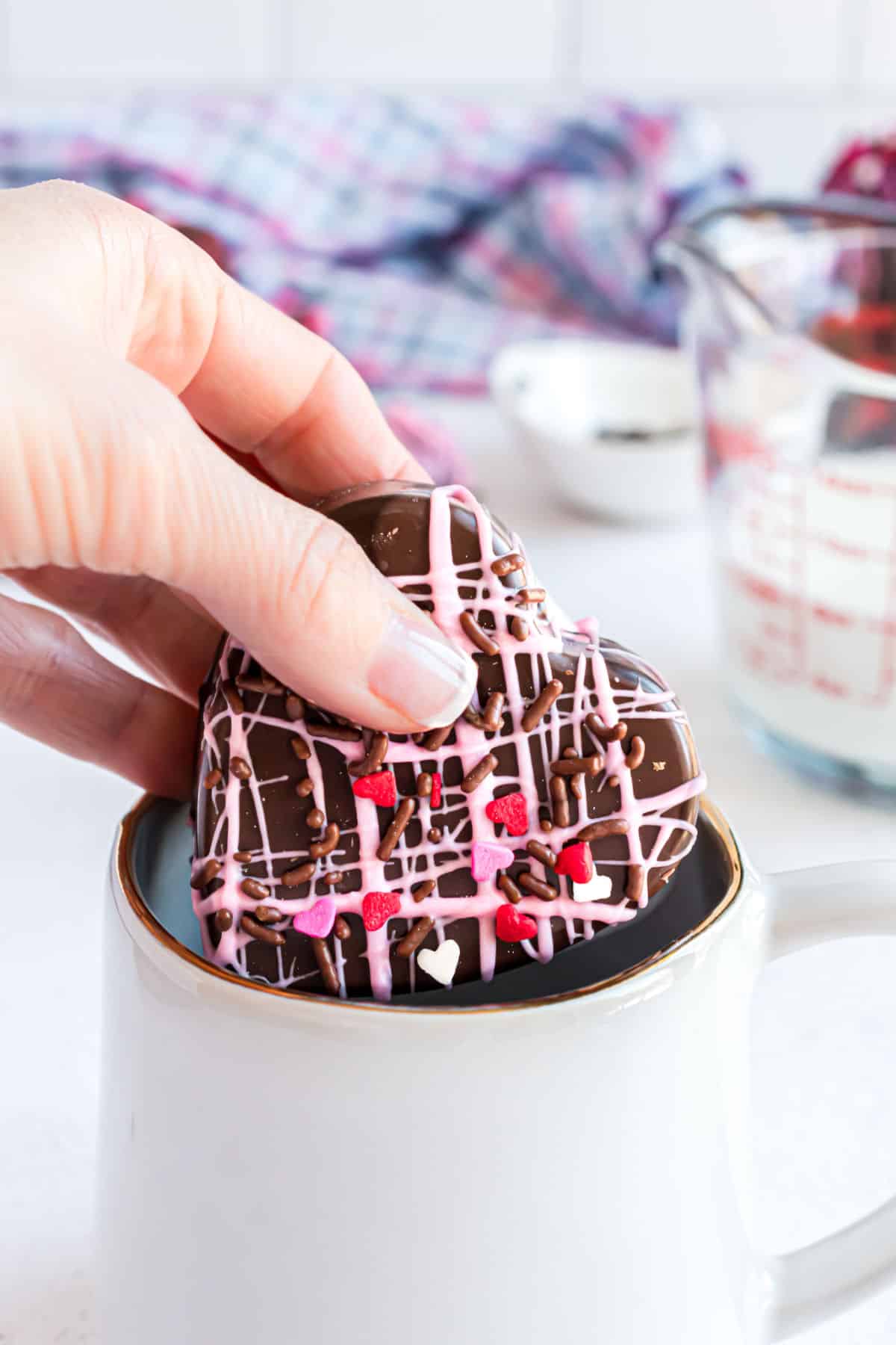 Valentine's Hot Cocoa Bombs Recipe - Shugary Sweets