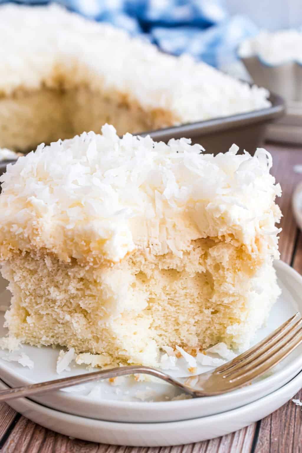 Moist Coconut Cake Recipe - Shugary Sweets