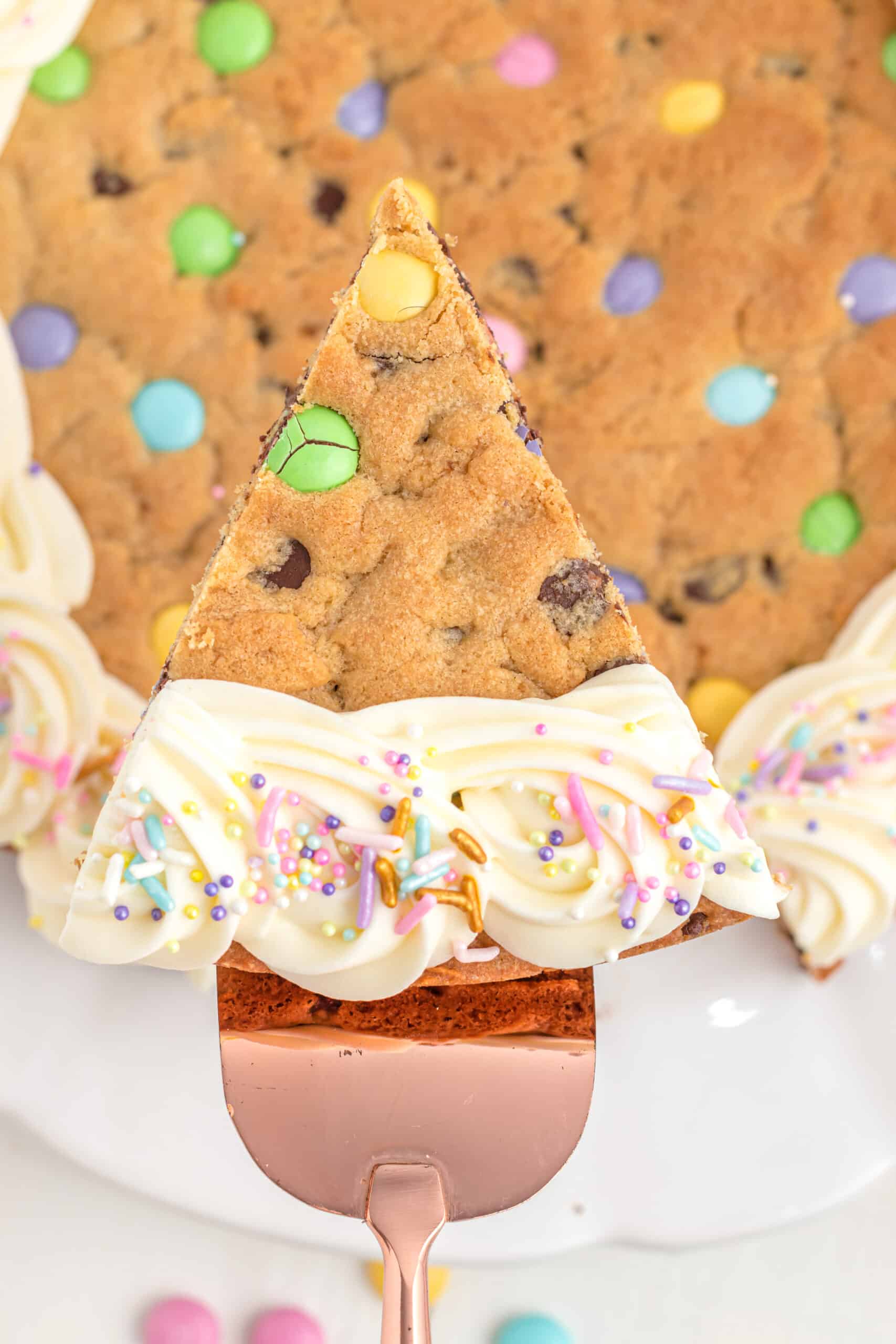 Chocolate Chip Pan Cookie Recipe : Spring Peeps Bunny Cookie