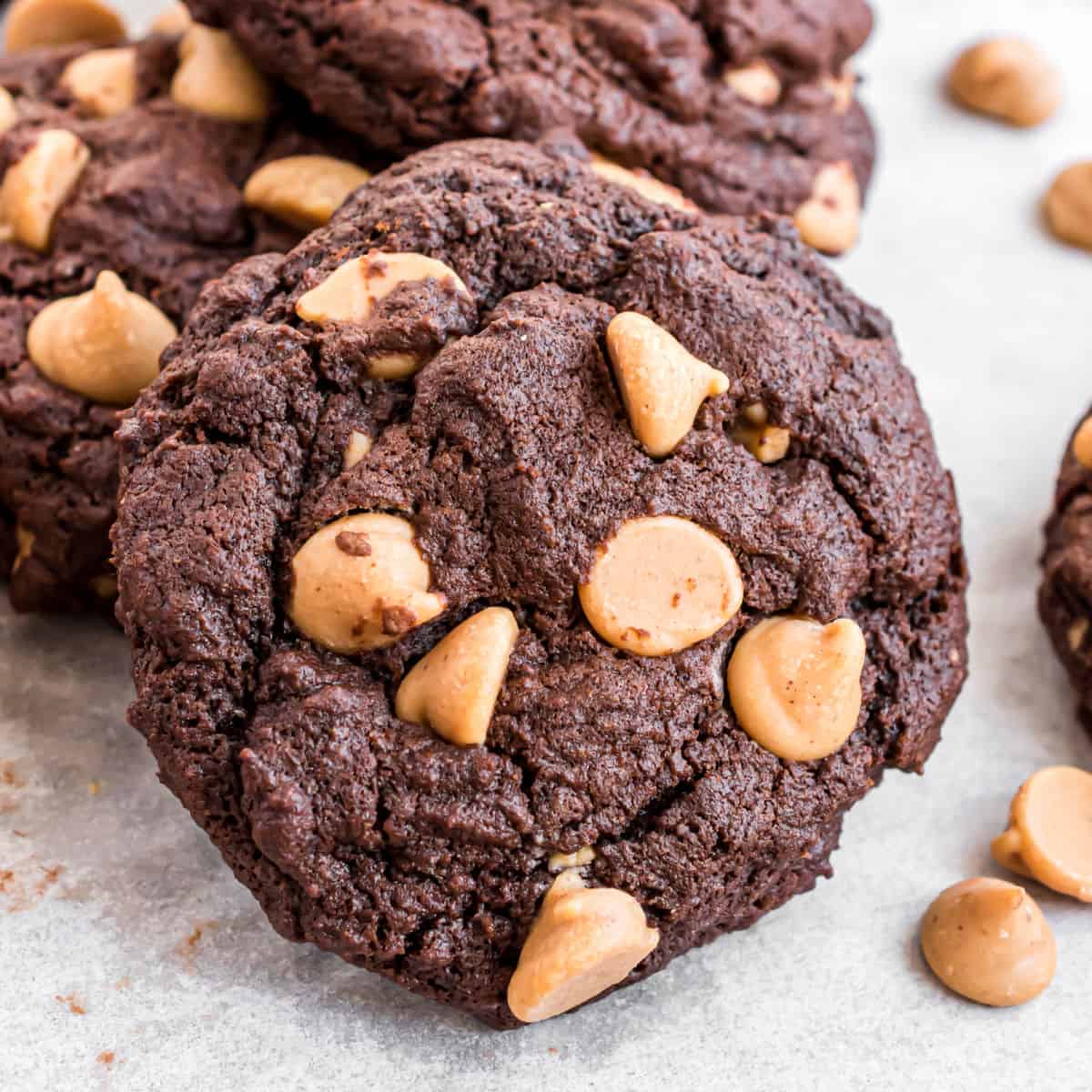 Peanut Butter & Dark Chocolate M&M Cookies, Recipe