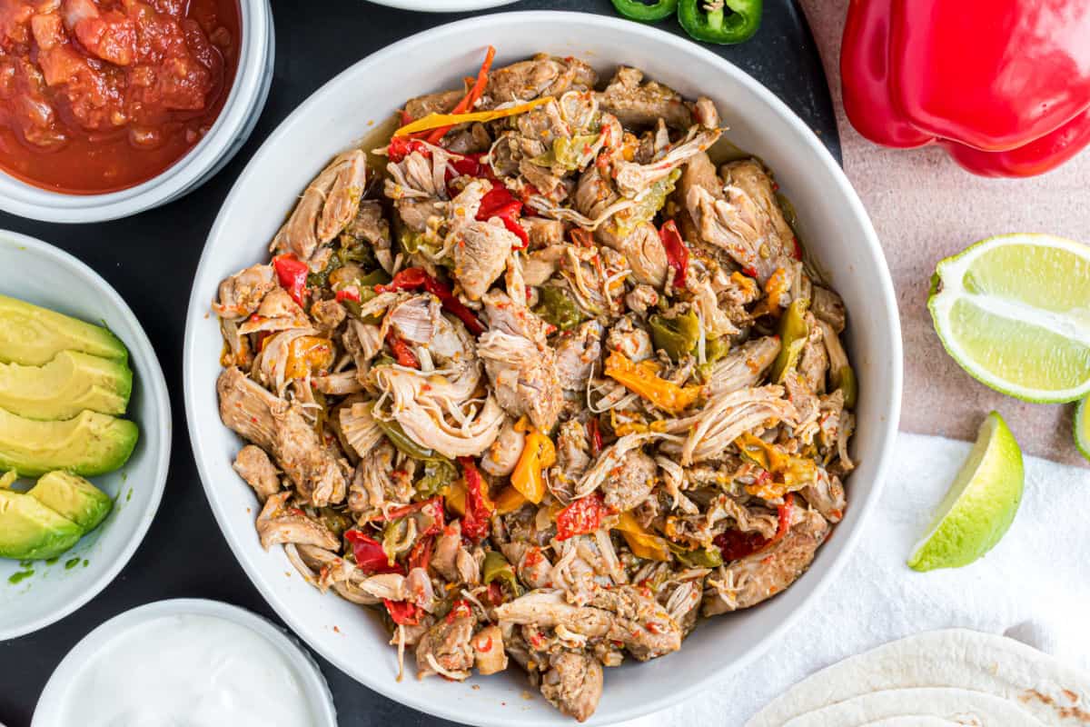 Instant Pot Chicken Fajitas Recipe - Shugary Sweets