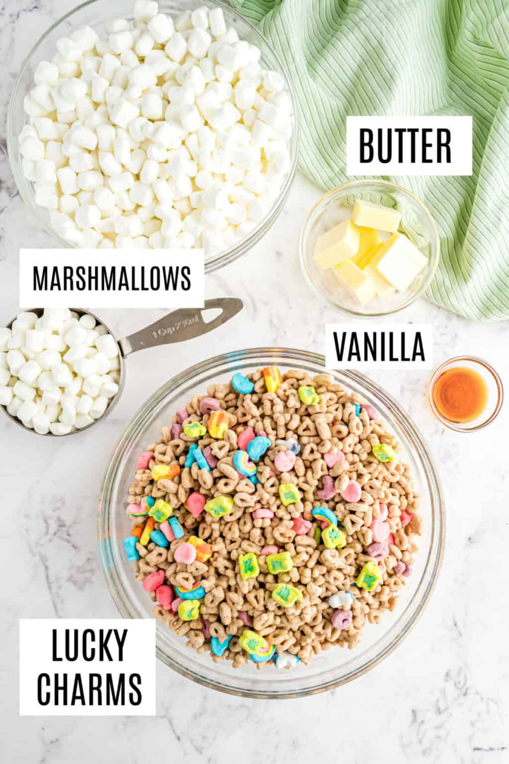 Lucky Charms Marshmallow Treats Bars Recipe - Shugary Sweets
