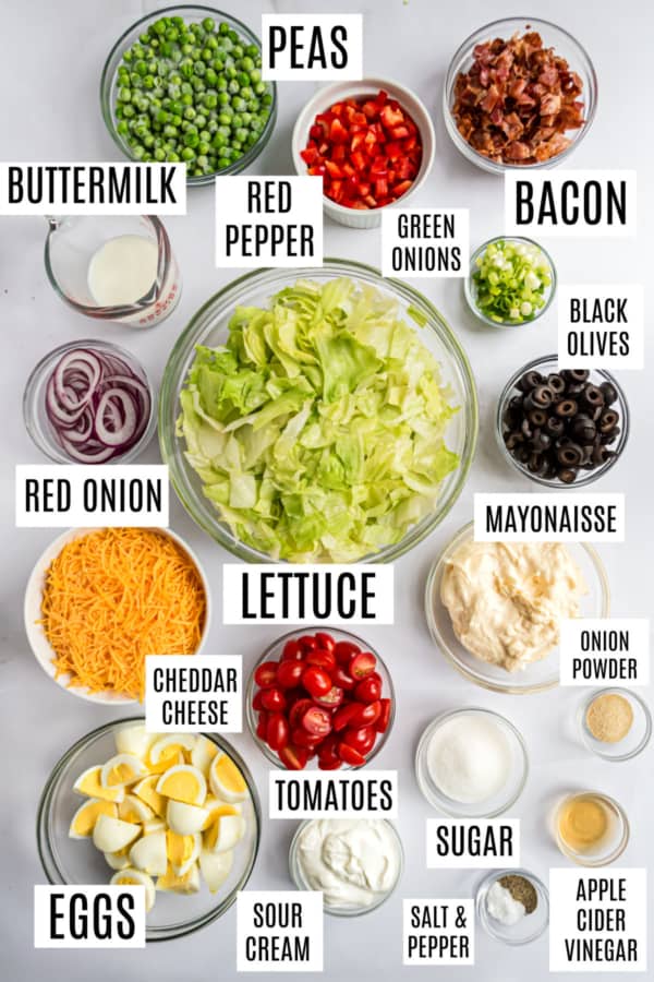 The Best Seven Layer Salad Recipe