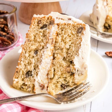 Sweet coconut and nutty cream cheese frosting combine to make this mouth watering classic Southern Italian Cream Cake recipe!