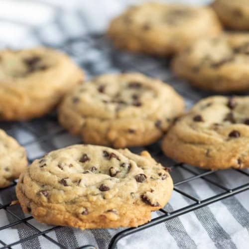 Caramel Chocolate Chip Cookies - Shugary Sweets