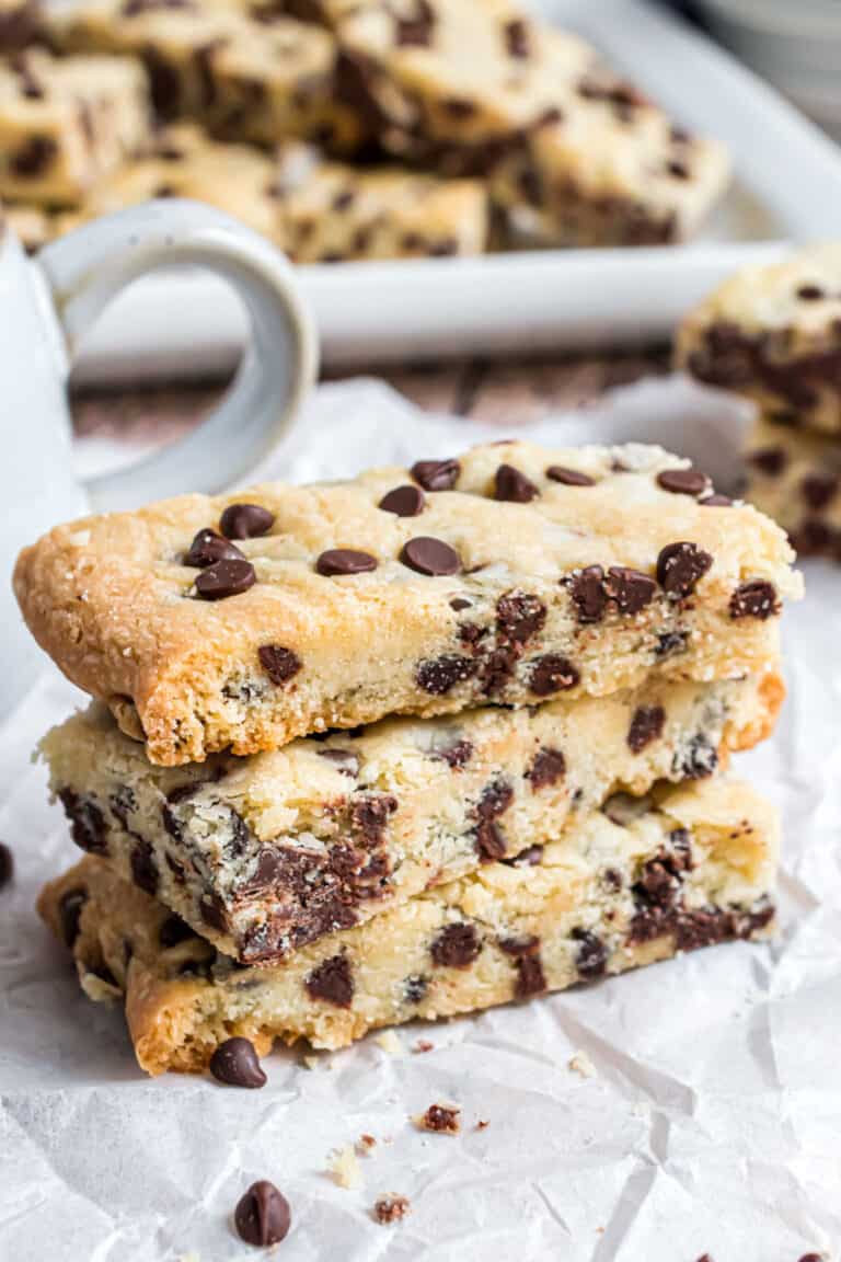 Chocolate Chip Shortbread Cookies Shugary Sweets 1628