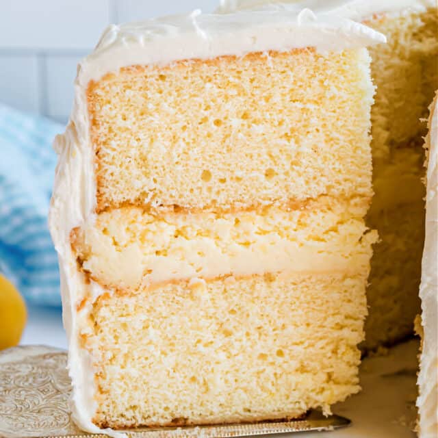 Lemon Cheesecake Cake Recipe - Shugary Sweets