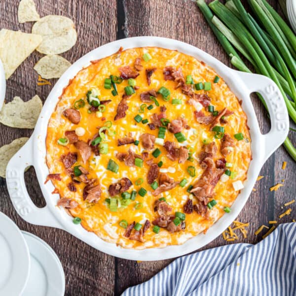 Loaded Baked Potato Chip Dip Recipe - Shugary Sweets