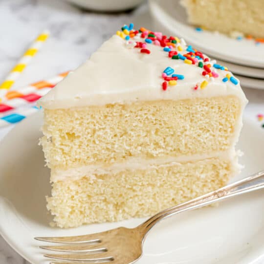 Vanilla Cake Recipe - Shugary Sweets