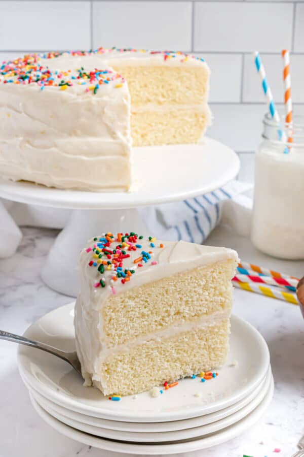 Vanilla Cake Recipe - Shugary Sweets