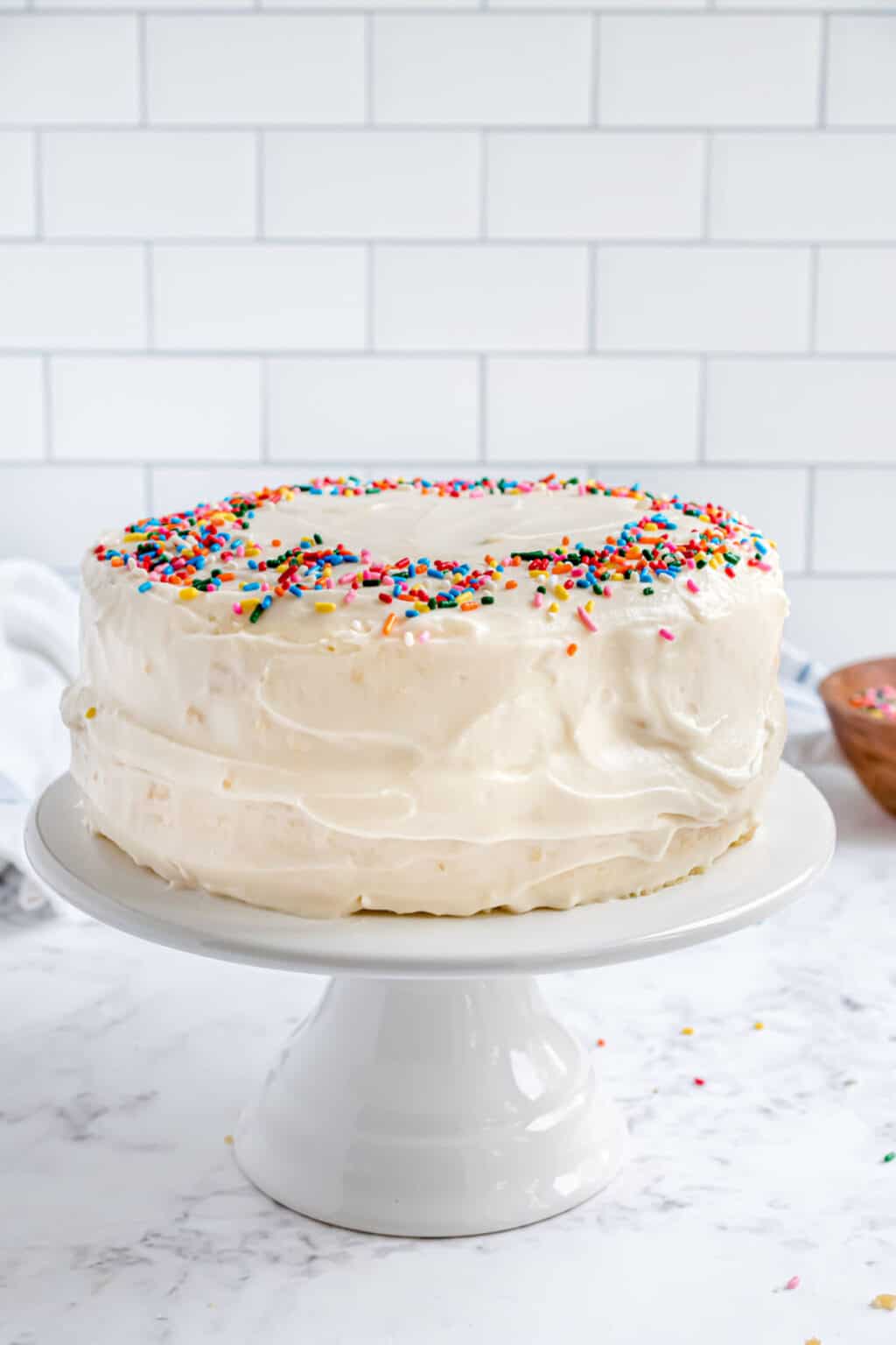 The BEST Vanilla Cake Recipe - Shugary Sweets