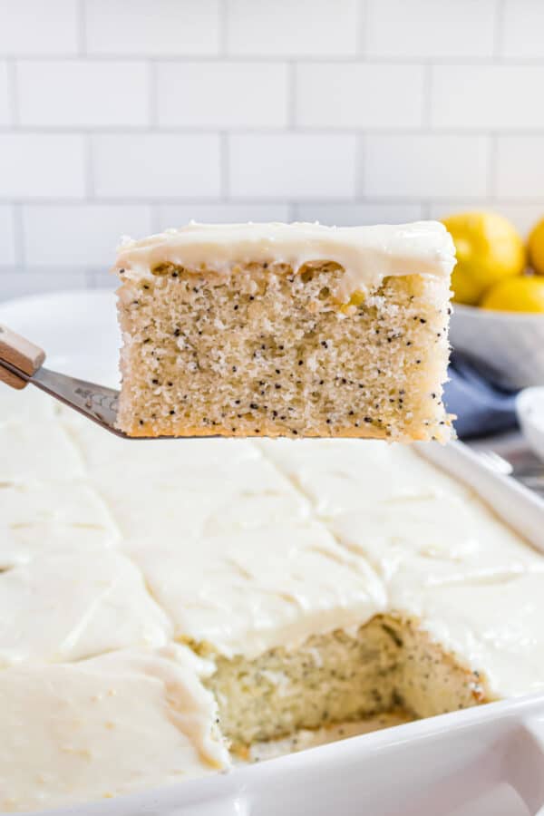 Lemon Poppy Seed Cake Recipe - Shugary Sweets