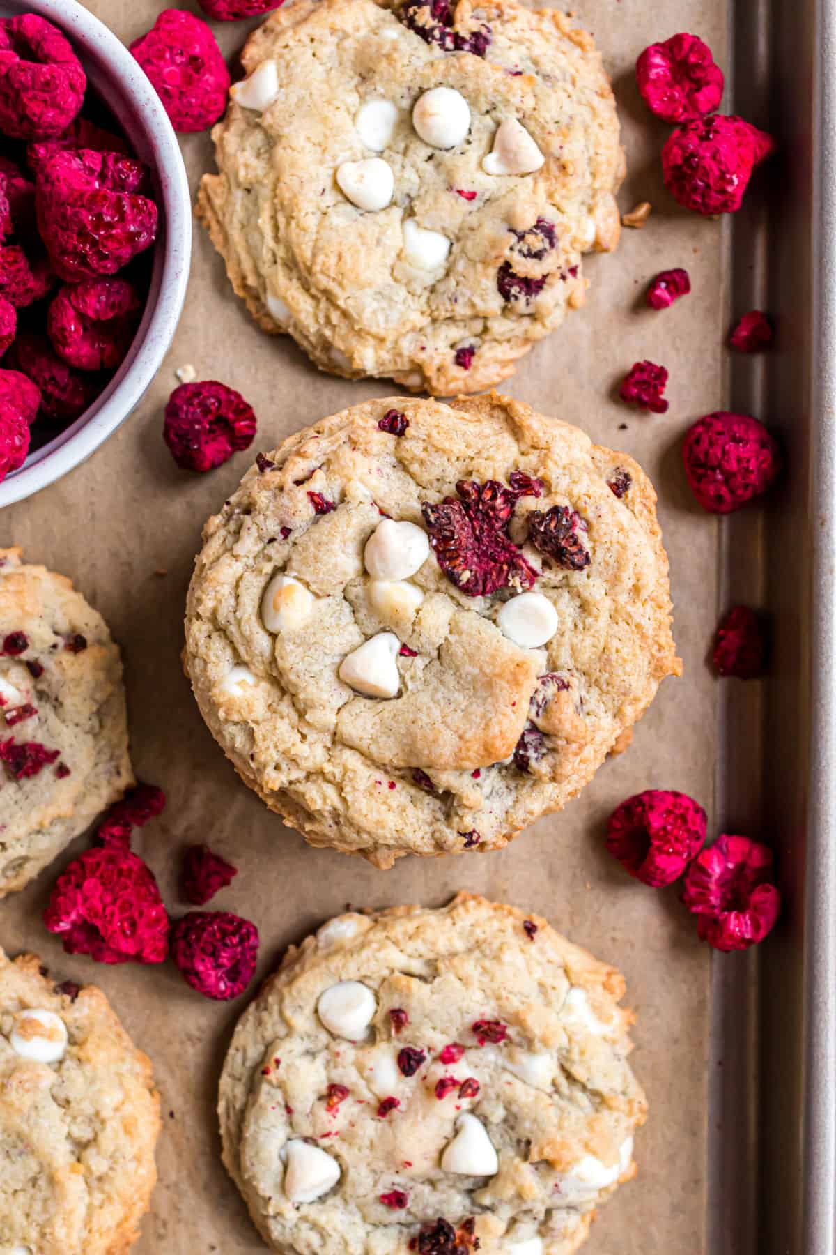 Raspberry Cheesecake Cookies Recipe - Shugary Sweets