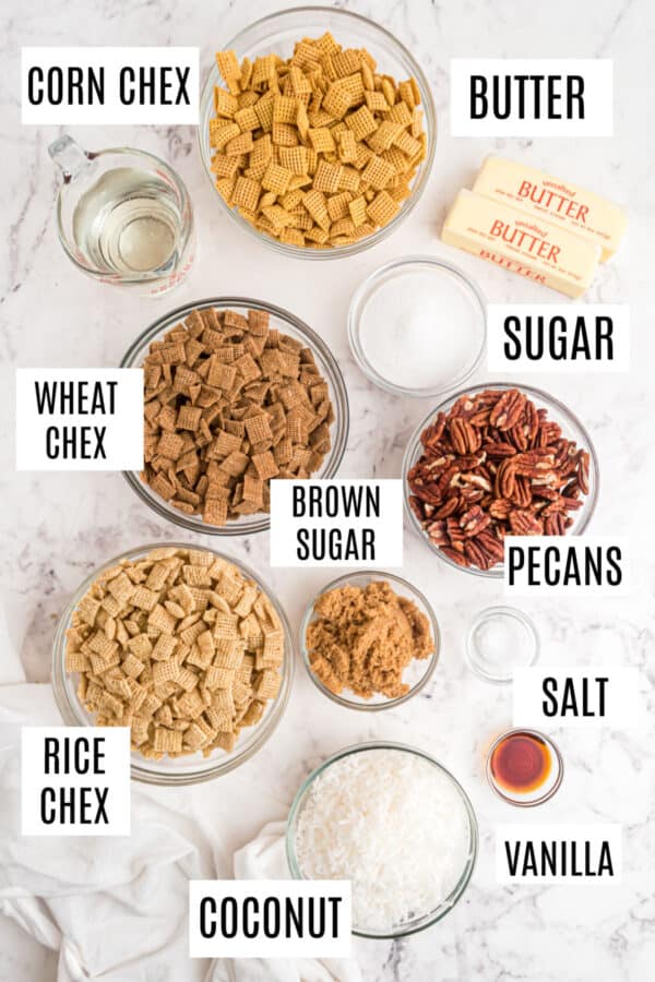 Sweet Holiday Chex Mix Recipe - Shugary Sweets