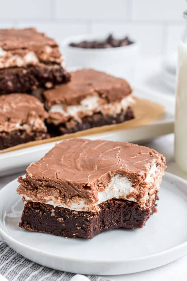 Marshmallow Brownies Recipe - Shugary Sweets