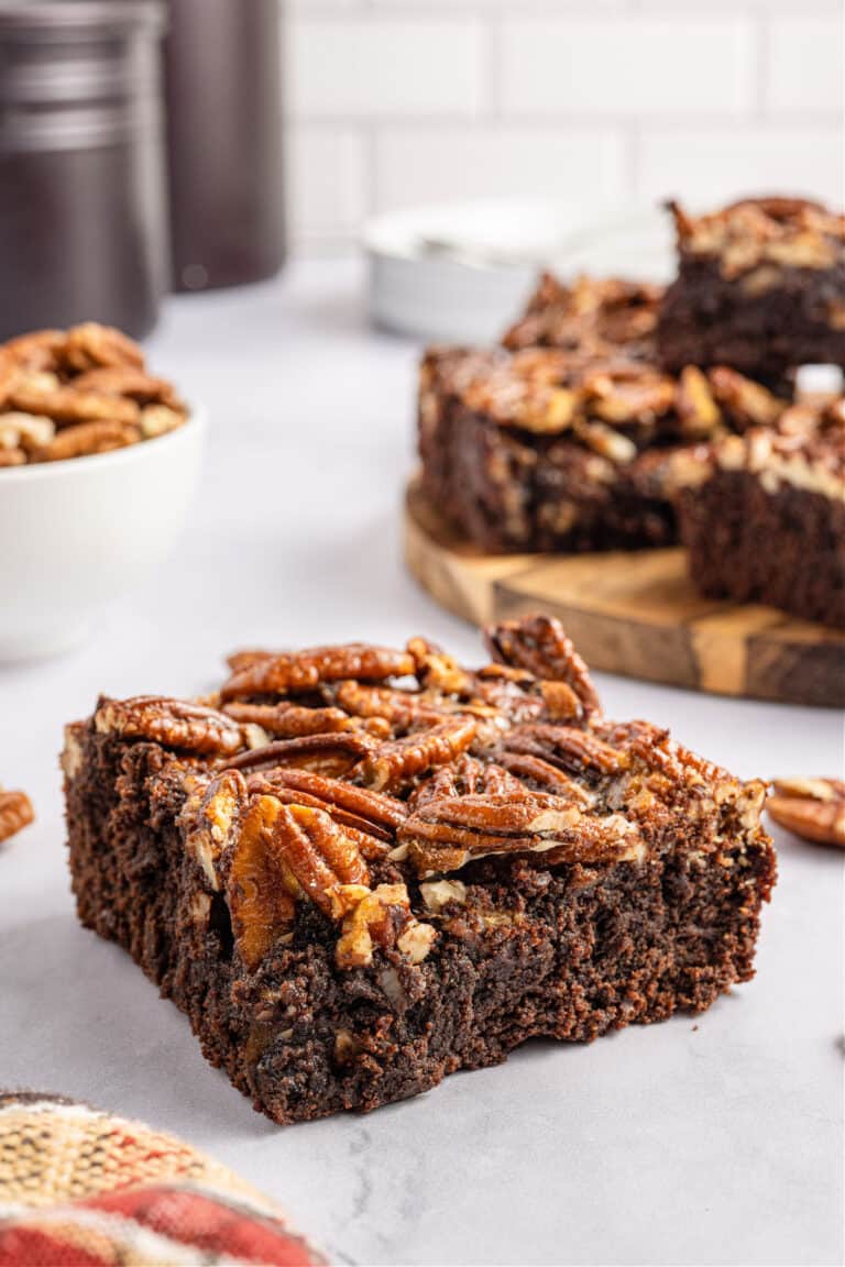 Pecan Pie Brownies Recipe - Shugary Sweets