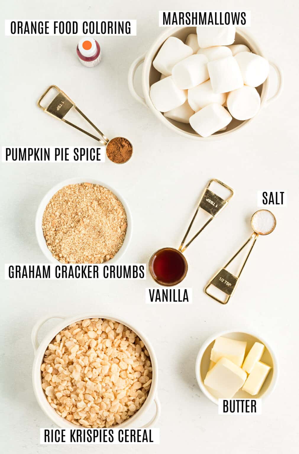 Pumpkin Pie Rice Krispie Treats - Shugary Sweets