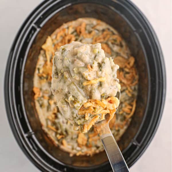 Slow Cooker Green Bean Casserole Shugary Sweets