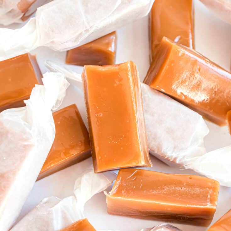 Soft Homemade Caramels Recipe Shugary Sweets   Homemade Caramels Recipe 735x735 