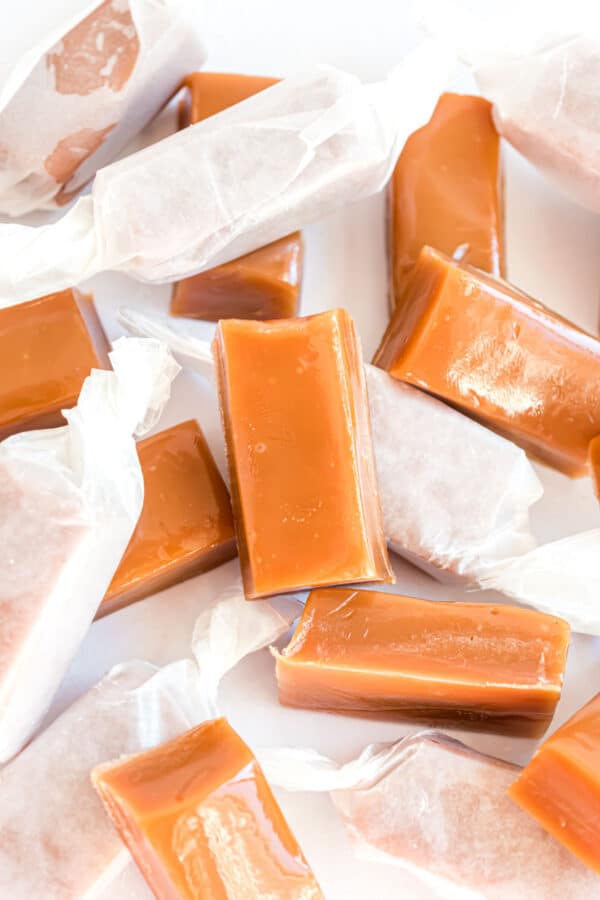 Soft Homemade Caramels Recipe Shugary Sweets