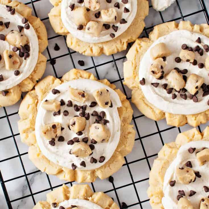 Crumbl Cookie Dough Cookies Shugary Sweets