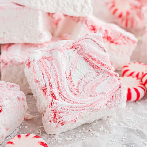 Peppermint Marshmallows Recipe - Shugary Sweets