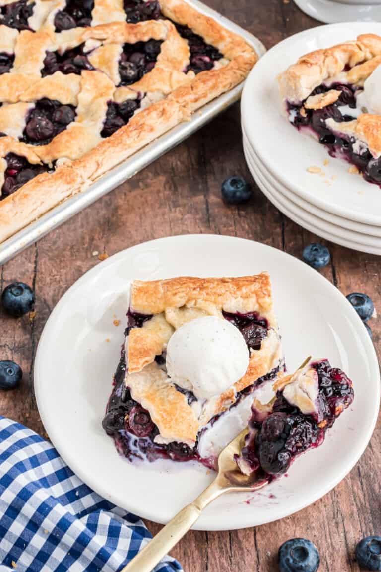 Blueberry Slab Pie Recipe Shugary Sweets 