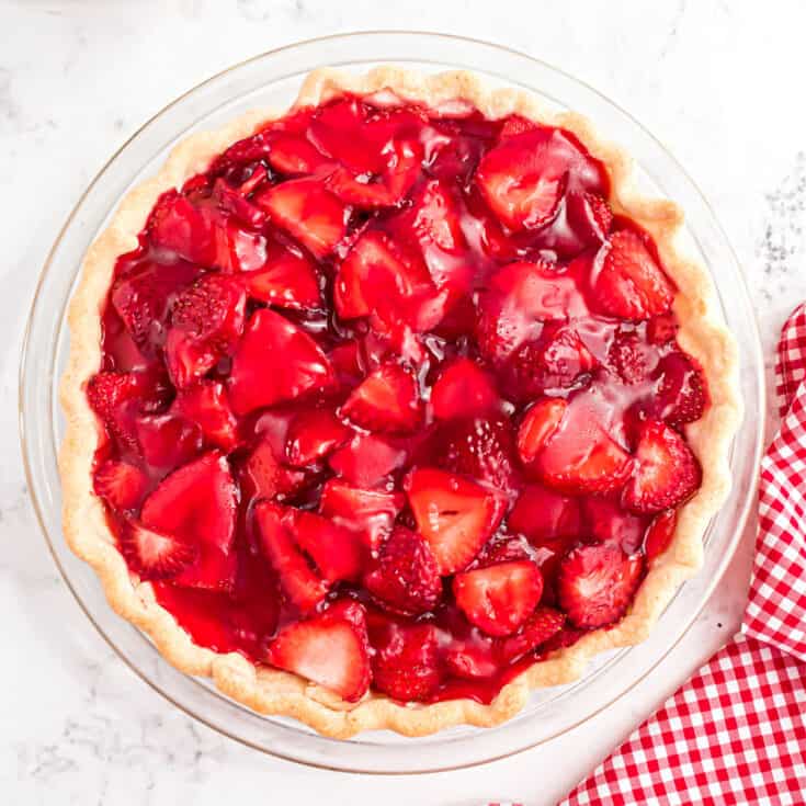 Strawberry Pie Recipe - Shugary Sweets