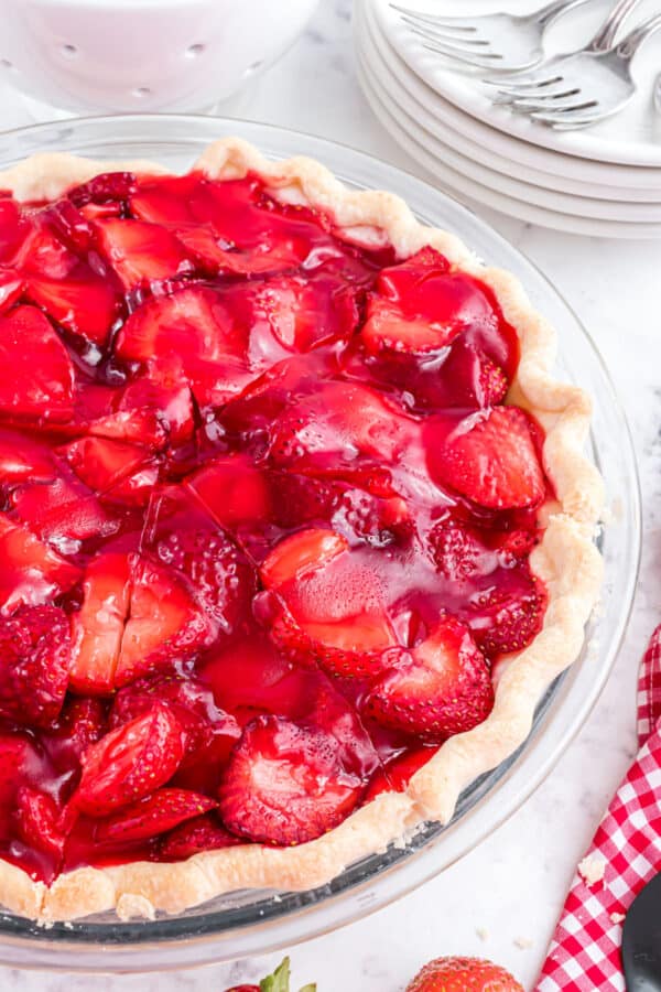 Strawberry Pie Recipe - Shugary Sweets