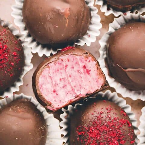 Raspberry Truffles Recipe - Shugary Sweets