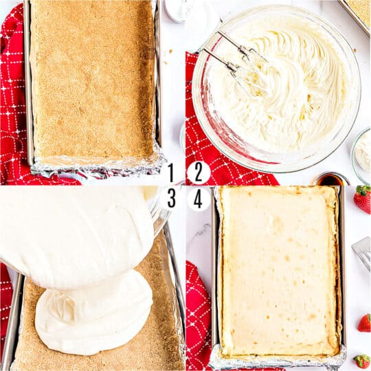 Cheesecake Bars Recipe - Shugary Sweets