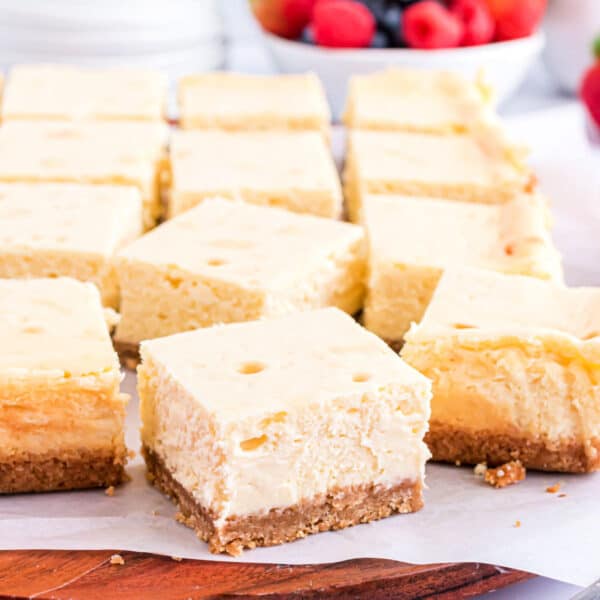 Cheesecake Bars Recipe - Shugary Sweets