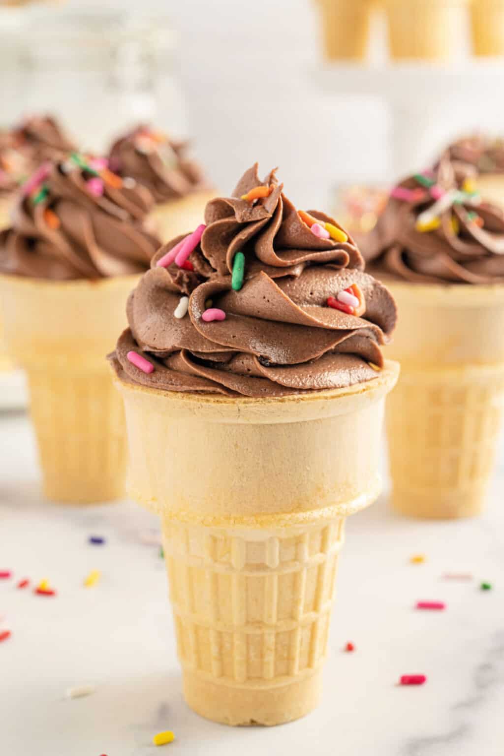 Ice Cream Cone Cupcakes Recipe Shugary Sweets