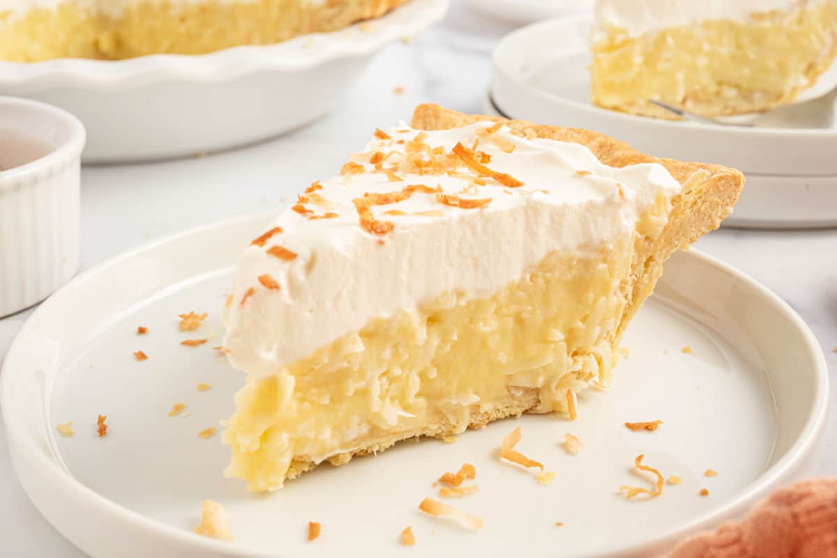 Coconut Cream Pie Recipe - Shugary Sweets