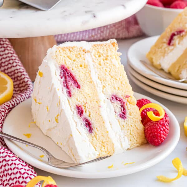 Raspberry Lemon Cake Recipe - Shugary Sweets