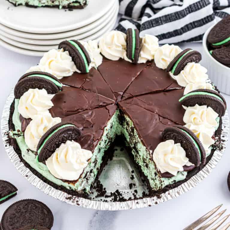 Grasshopper Pie Recipe - Shugary Sweets