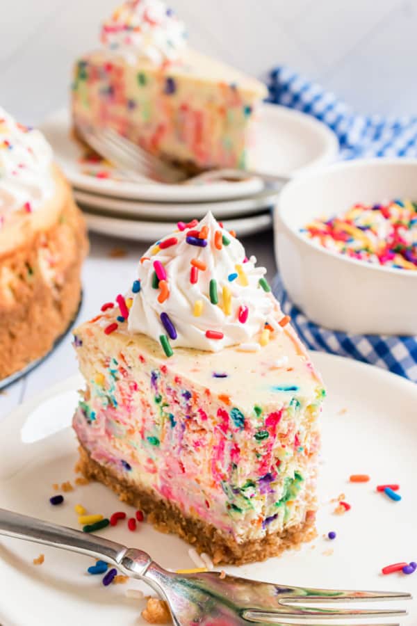 Funfetti Cheesecake Recipe - Shugary Sweets